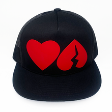 Load image into Gallery viewer, &quot;Heart Flip&quot; Trucker Hat
