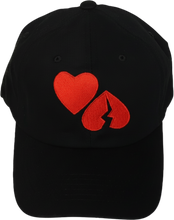 Load image into Gallery viewer, Solid Color "Heart Flip" Dad Hats
